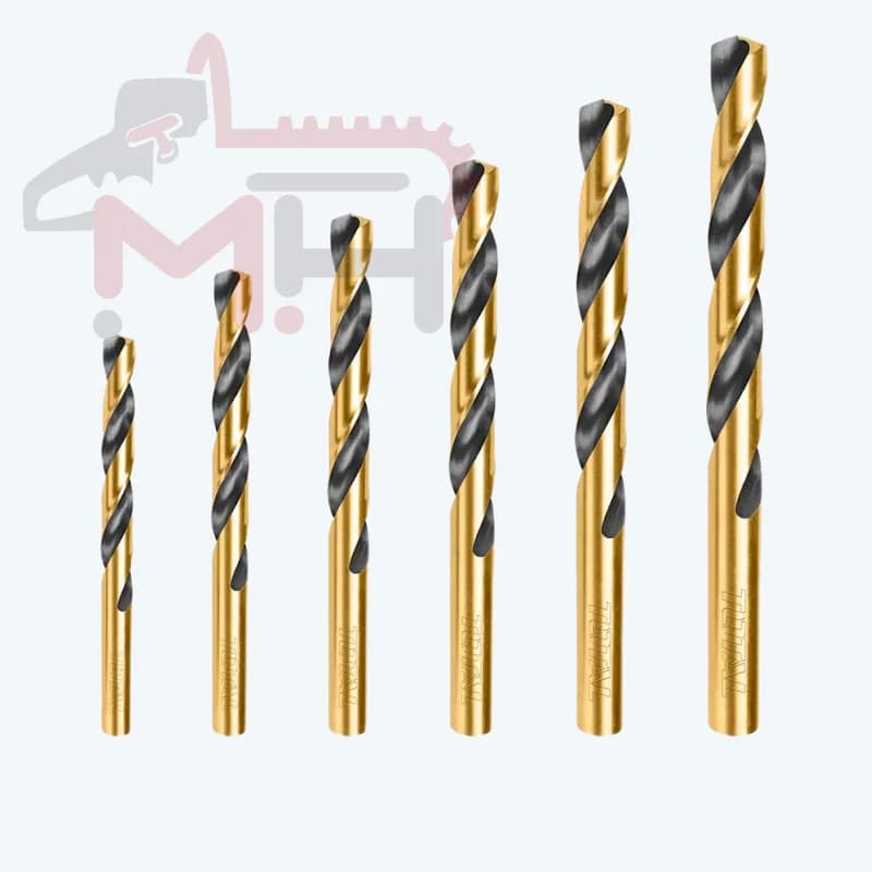 TOTAL HSS Twist Drill Bits Set - Precision Drilling for Superior Performance.