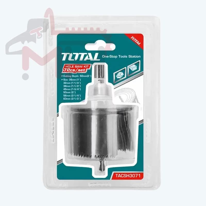 TOTAL Hole Saw Set - Professional Cutting Kit for Precision Holes.